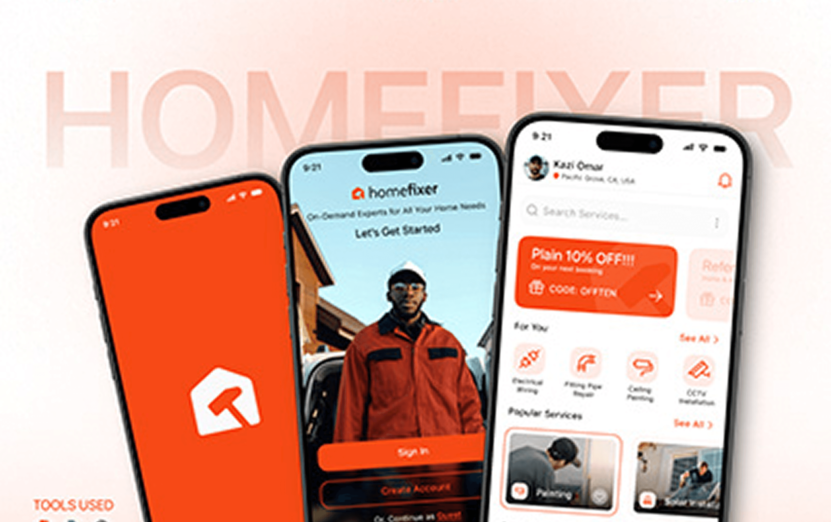 تطبيق جوال للخدمات عند الطلب